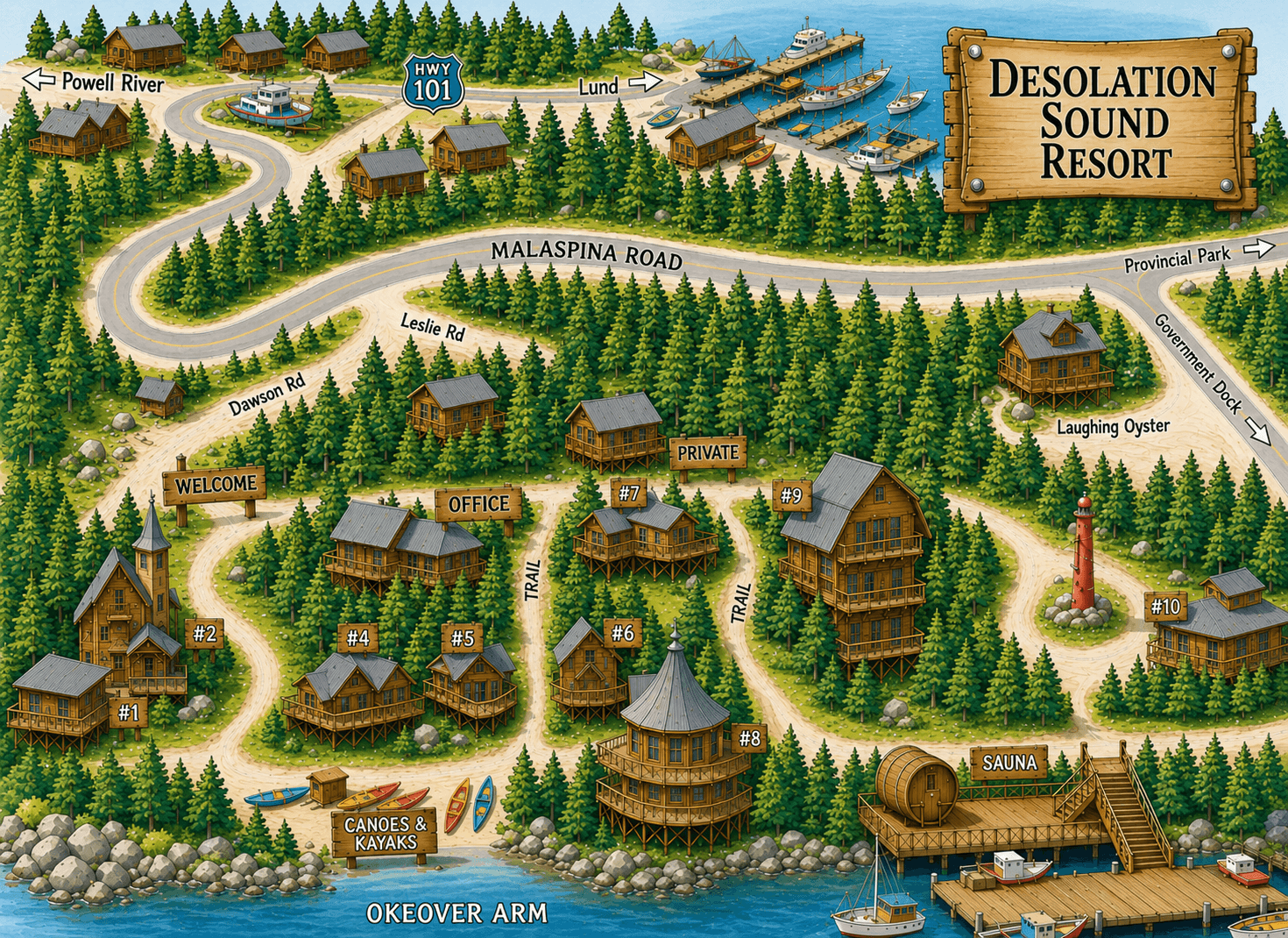 Resort map